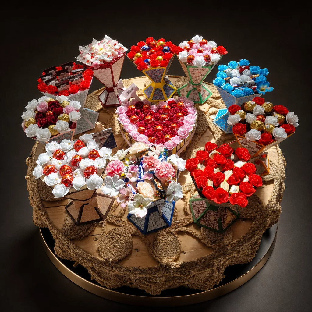 Bouquet surprise au chocolat, vue 3