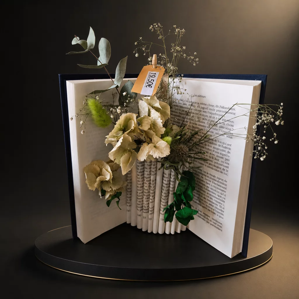 Livre fleurs séchées, vue 4